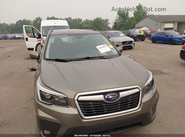 JF2SKAJC5MH592795 2021 SUBARU FORESTER Gray Front view