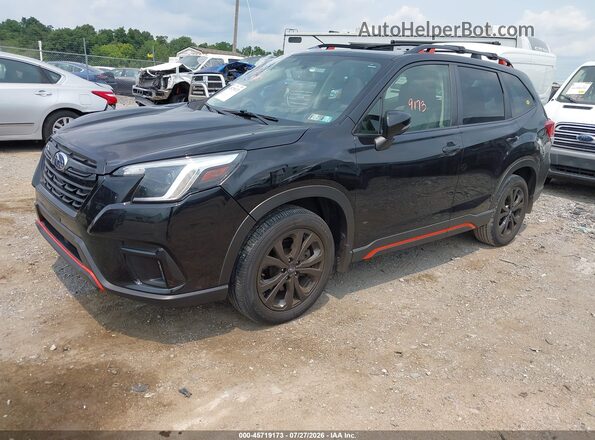 JF2SKAJC5PH462374 2023 SUBARU FORESTER Black Vista tres cuartos delantera izquierda