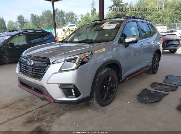 JF2SKAJC5PH497223 2023 SUBARU FORESTER Серебряный Передняя левая четверть