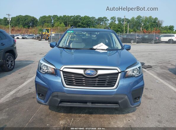JF2SKAJC6LH566219 2020 SUBARU FORESTER Blue Вид щитка приладів
