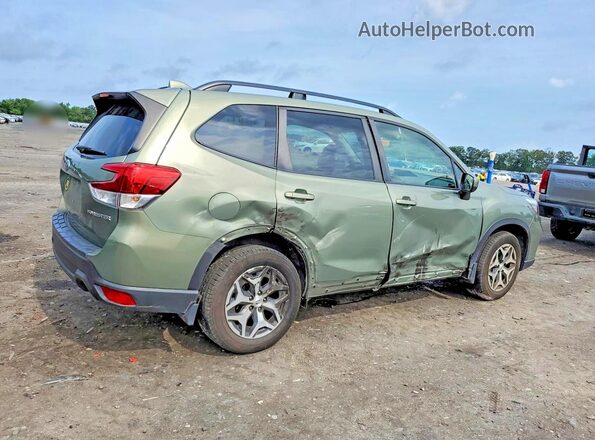 JF2SKAJC6MH522206 2021 SUBARU FORESTER Green Rear right