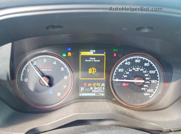 JF2SKAJC6PH421865 2023 SUBARU FORESTER Silver ხელსაწყოთა პანელის ხედი