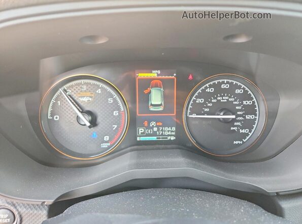 JF2SKAJC6RH525677 2024 SUBARU FORESTER White Vista del cuadro de instrumentos