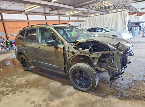 JF2SKAJC6RH527977 2024 SUBARU FORESTER Green Przód prawy