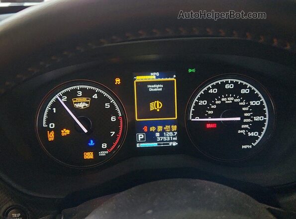 JF2SKAJC6RH527977 2024 SUBARU FORESTER Green Widok zestawu wskaźników