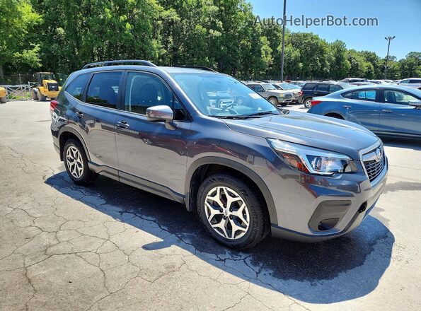 JF2SKAJC7LH455873 2020 SUBARU FORESTER Gray Передня права чверть