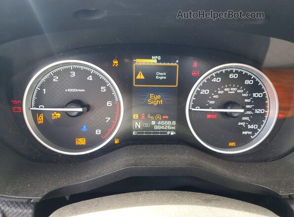 JF2SKAJC7LH469630 2020 SUBARU FORESTER Blue Instrument cluster view