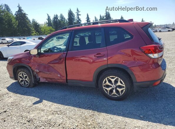 JF2SKAJC7MH473047 2021 SUBARU FORESTER Red უკანა მარცხენა