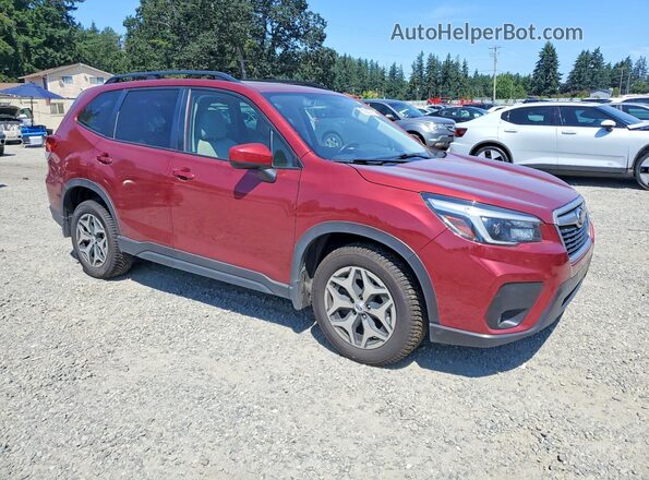 JF2SKAJC7MH473047 2021 SUBARU FORESTER Red წინა მარჯვენა