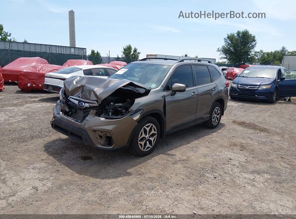 JF2SKAJC8LH597214 2020 SUBARU FORESTER Brown Przód lewy