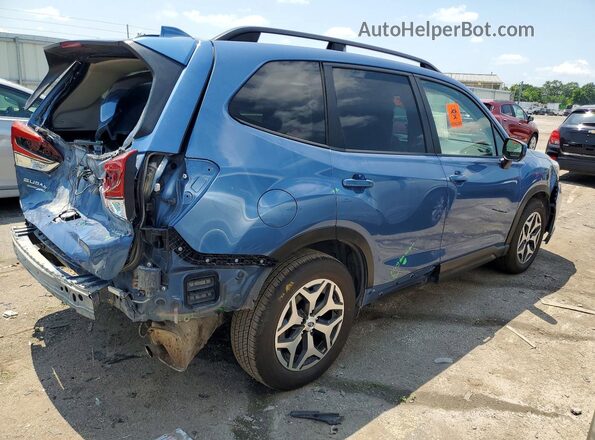 JF2SKAJC8MH436654 2021 SUBARU FORESTER Синий Задняя правая четверть