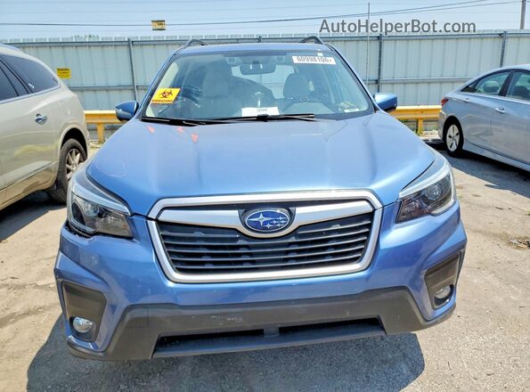 JF2SKAJC8MH436654 2021 SUBARU FORESTER Синий Вид спереди