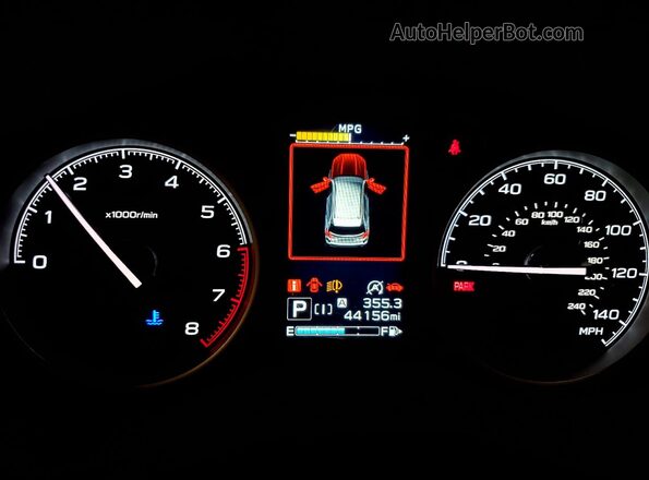 JF2SKAJC8MH592371 2021 SUBARU FORESTER Black ხელსაწყოთა პანელის ხედი