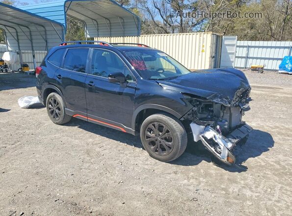 JF2SKAJC8PH484580 2023 SUBARU FORESTER Черный Передняя правая четверть