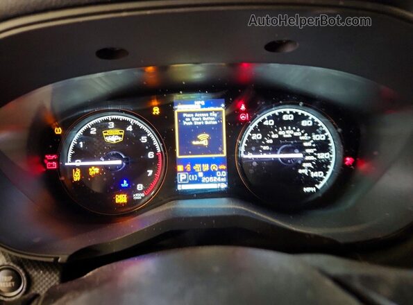 JF2SKAJC8RH467927 2024 SUBARU FORESTER Green ხელსაწყოთა პანელის ხედი