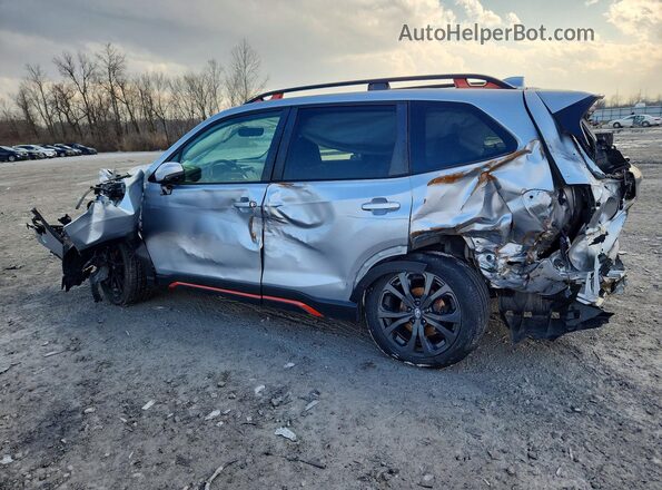 JF2SKAJC9KH522259 2019 SUBARU FORESTER Silver Задня ліва чверть