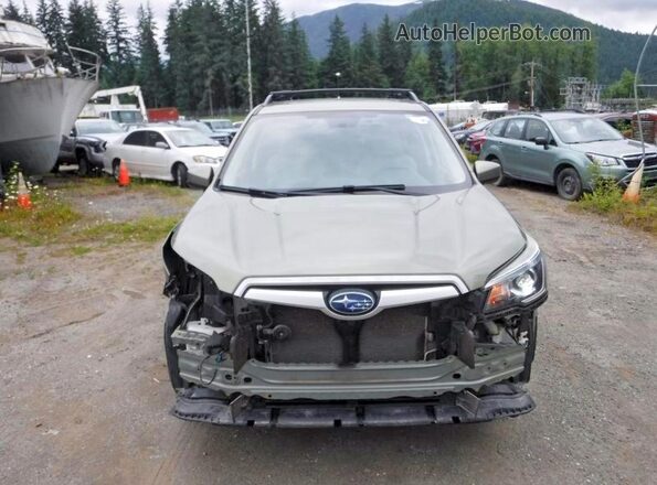 JF2SKAJC9LH400888 2020 SUBARU FORESTER Green Widok z przodu
