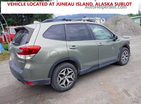 JF2SKAJC9LH400888 2020 SUBARU FORESTER Green Tył prawy