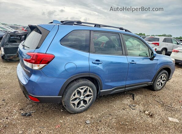 JF2SKAJC9LH413897 2020 SUBARU FORESTER Синий Задняя правая четверть