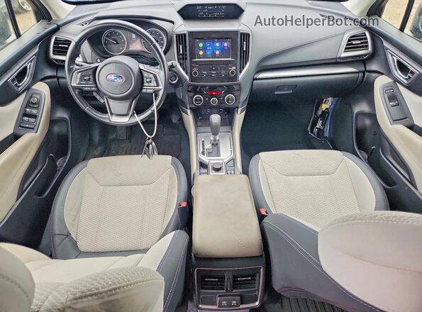 JF2SKAJC9LH413897 2020 SUBARU FORESTER Синий Вид панели приборов