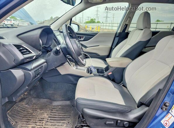 JF2SKAJC9LH413897 2020 SUBARU FORESTER Синий Вид салона спереди