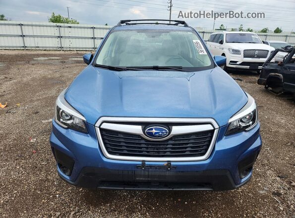 JF2SKAJC9LH413897 2020 SUBARU FORESTER Синий Вид спереди
