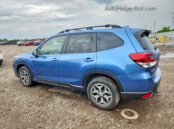 JF2SKAJC9LH413897 2020 SUBARU FORESTER Синий Задняя левая четверть