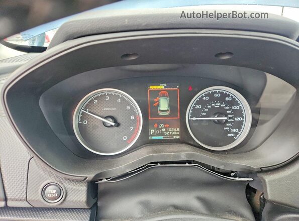 JF2SKAJC9LH413897 2020 SUBARU FORESTER Синий Вид щитка приборов