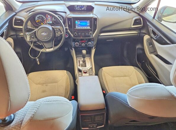 JF2SKAJC9LH468950 2020 SUBARU FORESTER White Vista del salpicadero