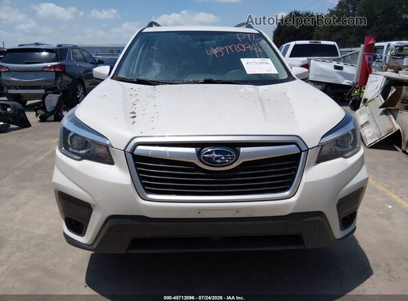 JF2SKAJC9LH542500 2020 SUBARU FORESTER White Widok wnętrza z tyłu