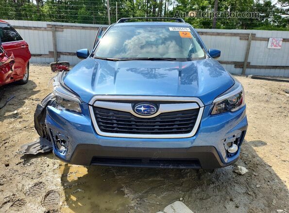JF2SKAJC9MH539548 2021 SUBARU FORESTER Blue Դիմացի տեսք