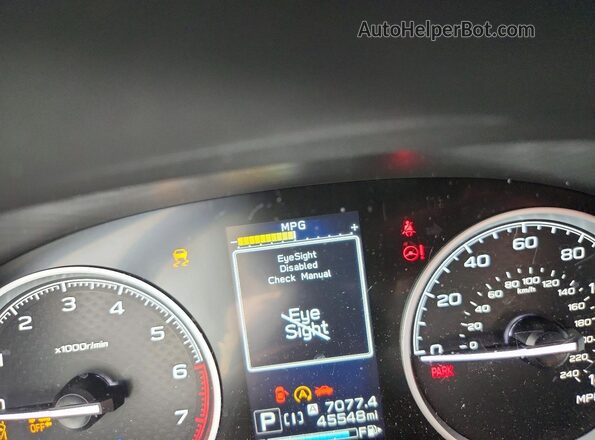 JF2SKAJC9MH539548 2021 SUBARU FORESTER Blue Սարքավորումների վահանակի տեսք