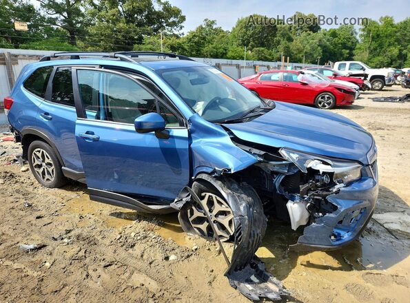 JF2SKAJC9MH539548 2021 SUBARU FORESTER Blue Առջևի աջ