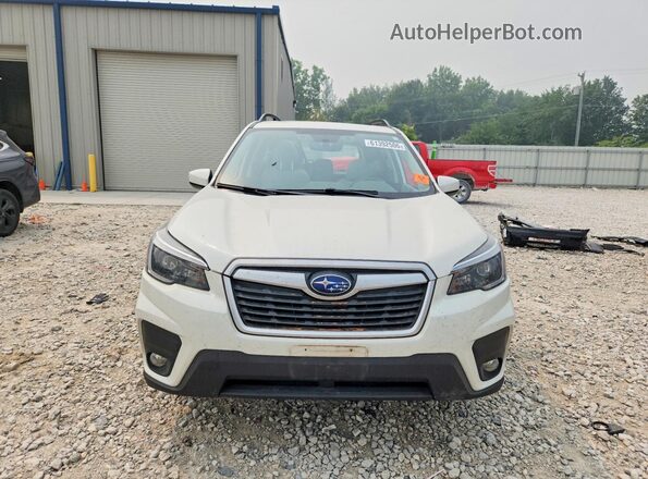 JF2SKAJC9MH552915 2021 SUBARU FORESTER Белый Вид спереди