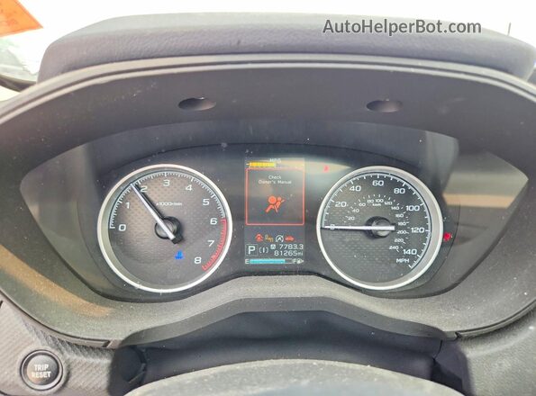 JF2SKAJC9MH552915 2021 SUBARU FORESTER Белый Вид щитка приборов