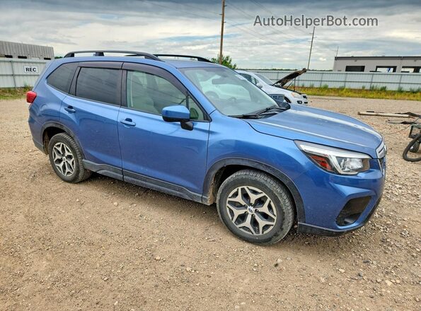 JF2SKAJCXLH423208 2020 SUBARU FORESTER Синий Передняя правая четверть