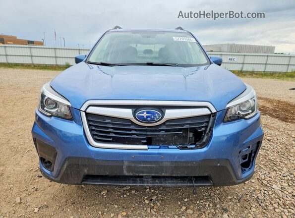 JF2SKAJCXLH423208 2020 SUBARU FORESTER Синий Вид спереди
