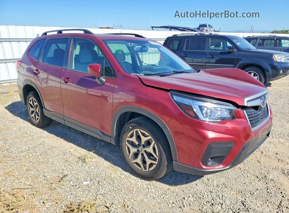 JF2SKAJCXLH511644 2020 SUBARU FORESTER Red Передня права чверть