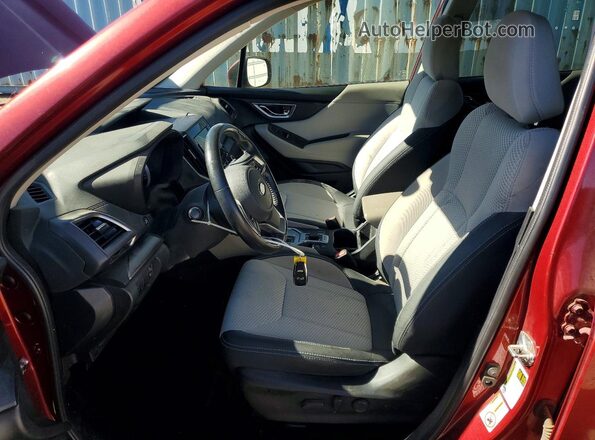 JF2SKAJCXLH511644 2020 SUBARU FORESTER Red Вид салону спереду
