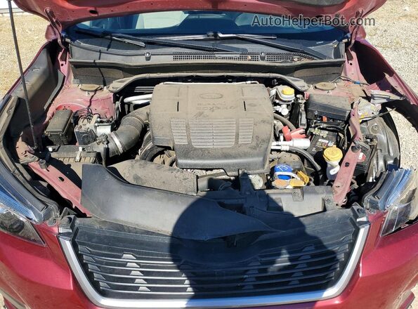 JF2SKAJCXLH511644 2020 SUBARU FORESTER Red Вид задньої частини салону