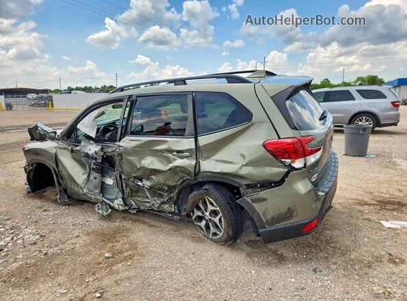 JF2SKAJCXMH427843 2021 SUBARU FORESTER Green Rear left