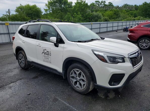 JF2SKAJCXMH487542 2021 SUBARU FORESTER White Delantero derecho