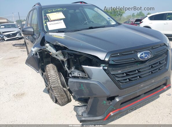 JF2SKAJCXNH496002 2022 SUBARU FORESTER Gray Widok z przodu