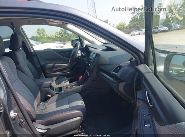 JF2SKAJCXNH496002 2022 SUBARU FORESTER Gray Widok wnętrza z przodu