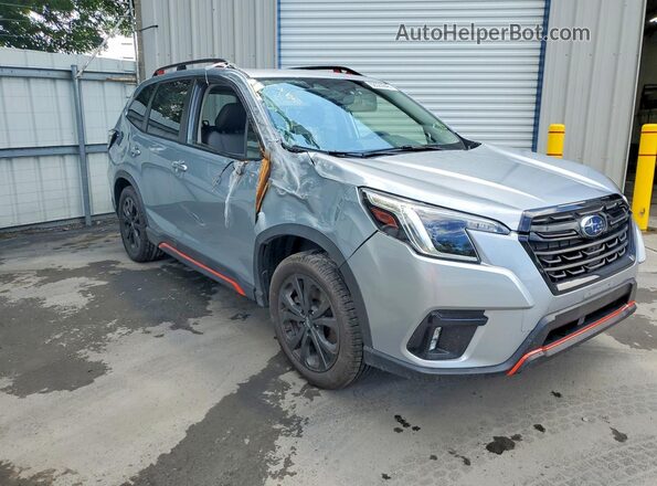 JF2SKAJCXNH518113 2022 SUBARU FORESTER Gray Przód prawy
