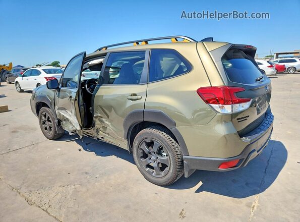 JF2SKAJCXSH400249 2025 SUBARU FORESTER Green Задня ліва чверть