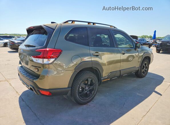 JF2SKAJCXSH400249 2025 SUBARU FORESTER Green Задня права чверть