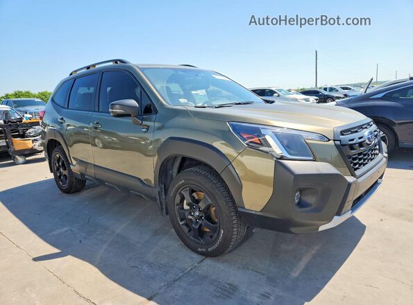 JF2SKAJCXSH400249 2025 SUBARU FORESTER Green Передня права чверть