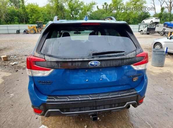 JF2SKALC1NH423453 2022 SUBARU FORESTER Blue Rear view
