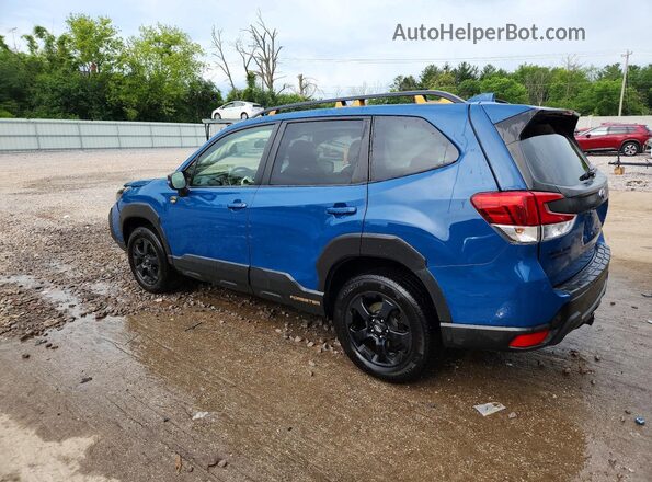 JF2SKALC1NH423453 2022 SUBARU FORESTER Blue Rear left